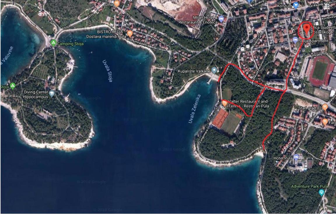 Appartamento Lair By The Sea - Stoja, Pola Esterno foto